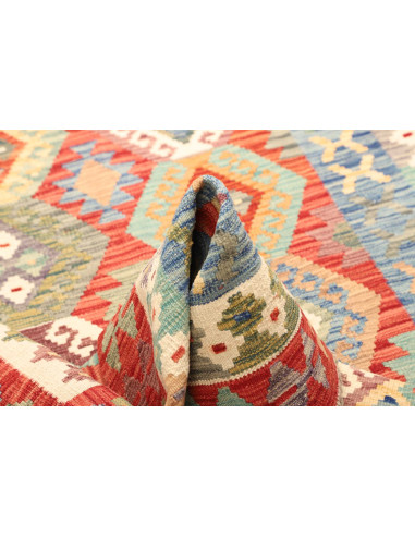 Kilim 154x201 Cm Kilim Afghanistan Hand-carded Wool Cotton