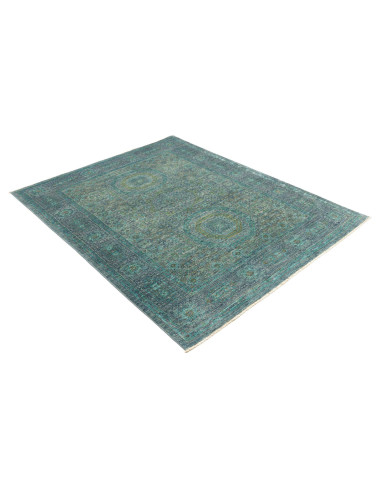 Tappeto Mamlouk Pakistan 150x193 Verde Acqua Bl