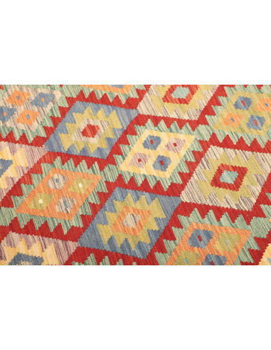 Kilim 158x194 Cm Kilim, Afghanistan, Hand-carded Wool (warp: