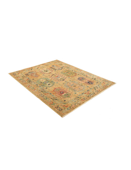Tappeto Tribal Pakistan 150x191 Oro Antico Terr