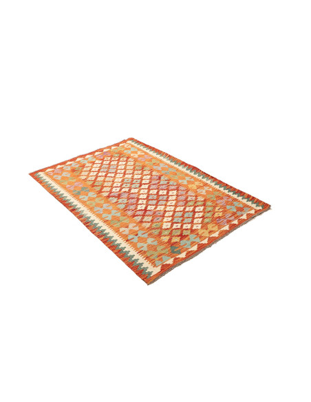 Kilim 104x152 Cm Kilim Afghanistan Hand-carded Wool Cotton