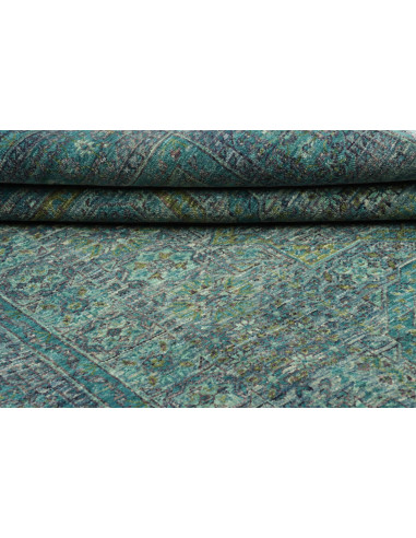 Tappeto Mamlouk Pakistan 150x193 Verde Acqua Bl