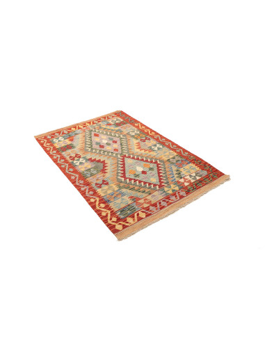 Kilim 104x150 Cm Kilim Afghanistan, Hand-carded Wool (warp: