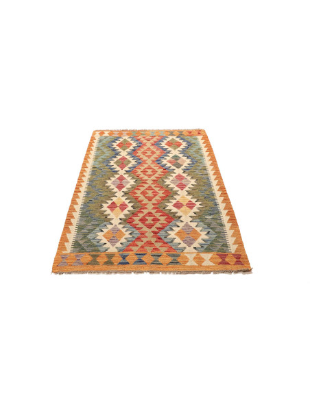 Kilim 103x146 Cm Kilim Afghanistan Hand-carded Wool (warp: