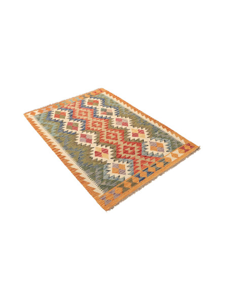 Kilim 103x146 Cm Kilim Afghanistan Hand-carded Wool (warp: