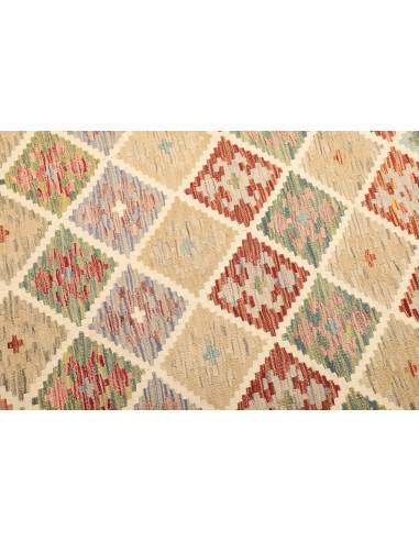 Kilim 109x139 Cm Kilim Afghanistan Lana Cardata A Mano