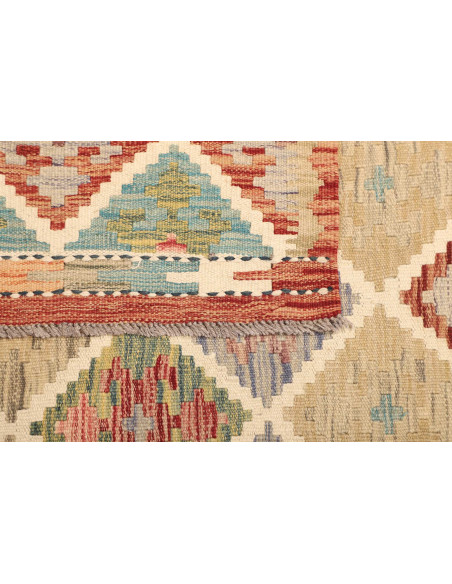 Kilim 109x139 Cm Kilim Afghanistan Lana Cardata A Mano
