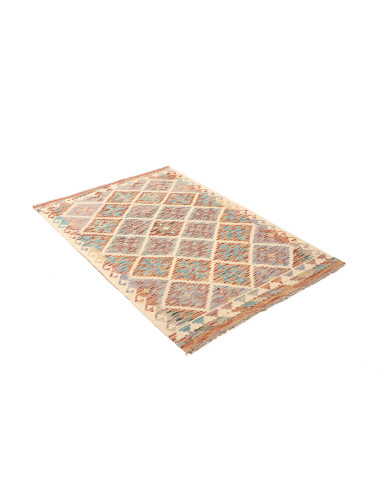 Kilim 98x144 Cm Kilim, Afghanistan, Lana Cardata A Mano