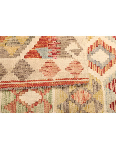 Kilim 112x156 Cm Kilim Afghanistan Hand-carded Wool Cotton