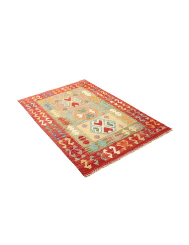 Kilim 102x148 Cm Kilim, Afghanistan, Hand-carded Wool (warp: