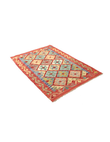 Kilim 102x146 Cm Kilim Afghanistan Hand-carded Wool (warp: