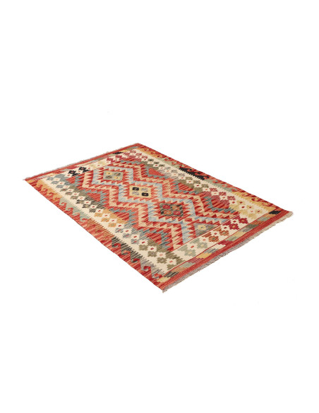 Kilim 101x147 Cm Kilim Afghanistan Hand-carded Wool (warp: