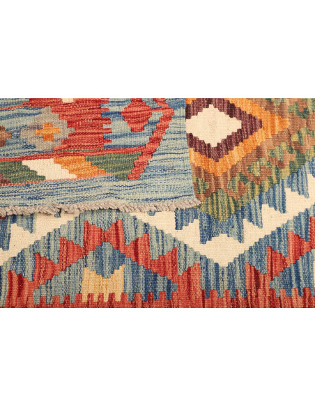 Kilim 108x146 Cm Kilim Afghanistan Hand-carded Wool Cotton