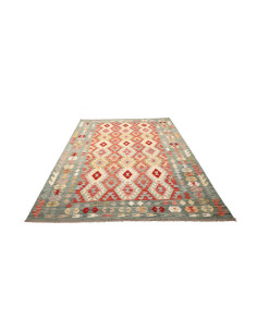 Kilim 183x247 Cm Kilim, Afghanistan, Hand-carded Wool (warp: 2