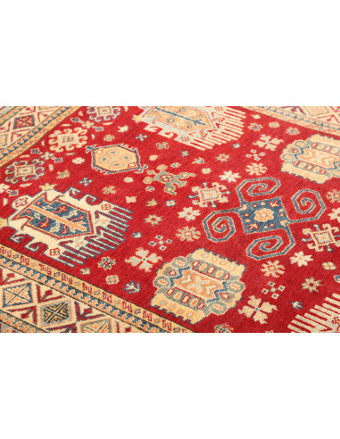 Kazak 121x170 Cm Kazak, Pakistan, Lana Cardata A Mano