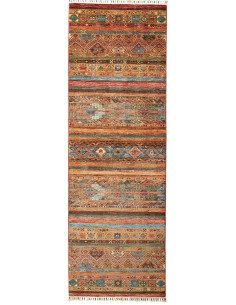 Samarkand 80x247 Cm Samarkand Pakistan Hand-carded Wool