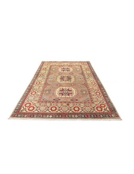 Kazak 167x242 Cm Kazak Afghanistan Hand-carded Wool Cotton