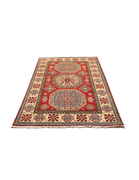 Kazak 121x174 Cm Kazak, Pakistan, Hand-carded Wool (warp: