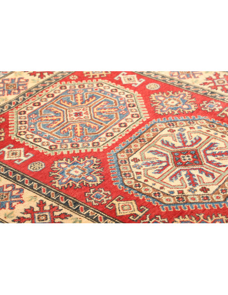 Kazak 121x174 Cm Kazak, Pakistan, Hand-carded Wool (warp: