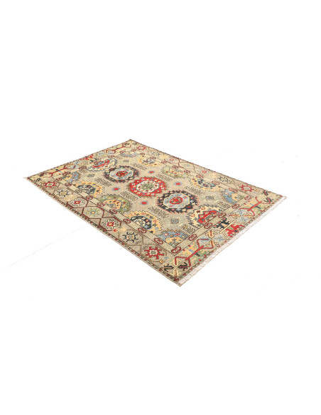 Kazak 122x178 Cm Kazak, Afghanistan, Lana Cardata A Mano,