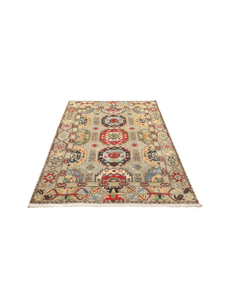 Kazak 122x178 Cm Kazak, Afghanistan, Lana Cardata A Mano,