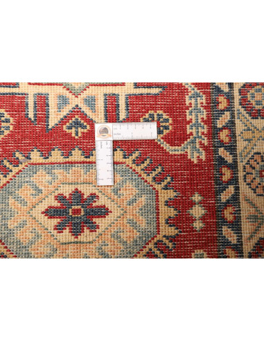 Kazak 63x91 Cm Kazak, Pakistan, Lana Cardata A Mano (ordito: