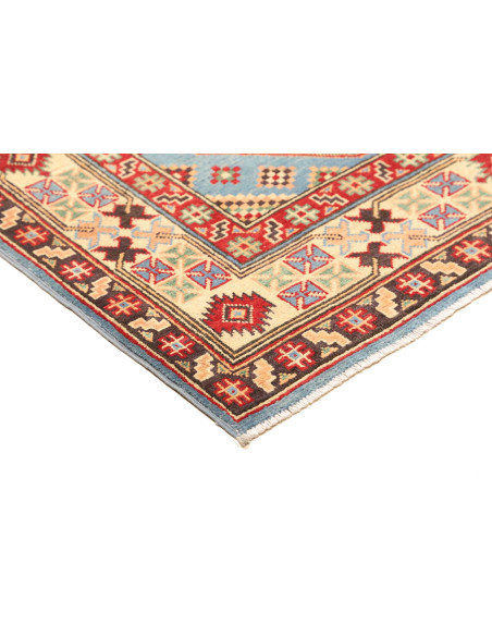 Tappeto Kazak Pakistan 150x212 Azzurro Rosso
