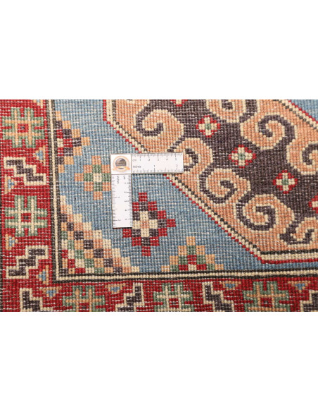 Tappeto Kazak Pakistan 150x212 Azzurro Rosso