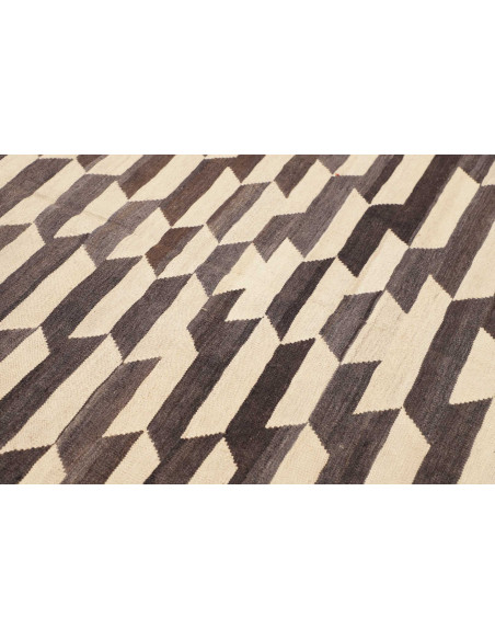 Tappeto Kilim Persia bianco azzurro 213x305