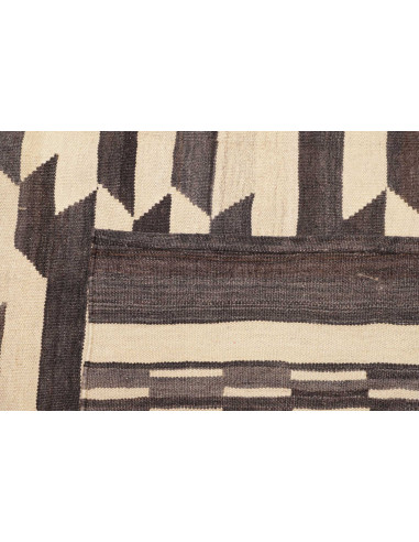 Tappeto Kilim Persia bianco azzurro 213x305