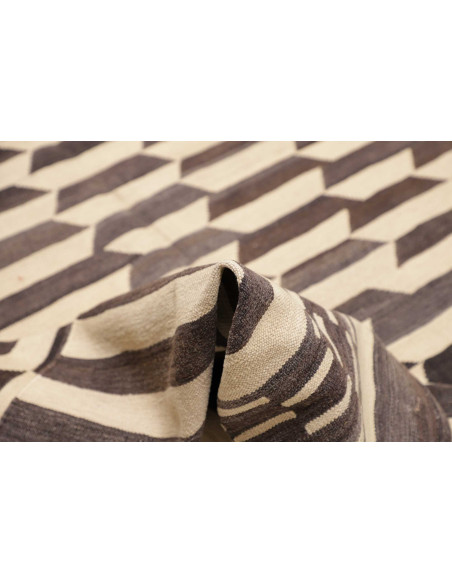 Tappeto Kilim Persia bianco azzurro 213x305