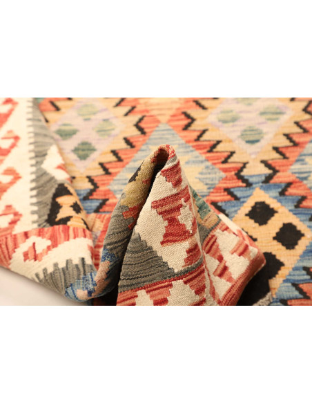 Kilim 202x286 Cm Kilim Afghanistan, Hand-carded Wool (cotton