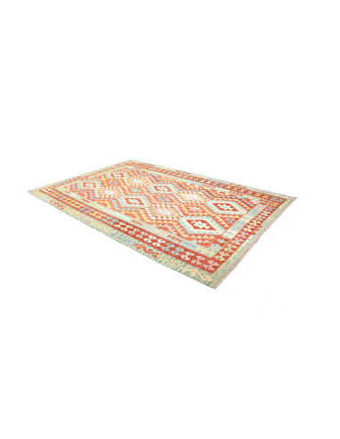 Kilim 205x299 Cm Kilim, Afghanistan, Lana Cardata A Mano
