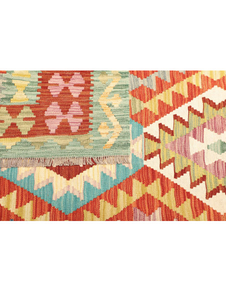Kilim 205x299 Cm Kilim, Afghanistan, Lana Cardata A Mano