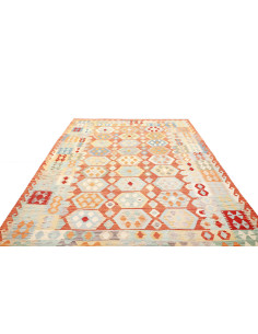 Kilim 205x298 Cm Kilim Afghano. Materiale: Lana Cardata A 2