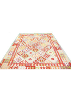 Kilim 205x297 Cm Kilim Afghanistan Lana Cardata A Mano 2