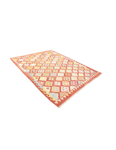 Kilim 183x241 Cm Kilim Afghanistan Hand-carded Wool, Cotton