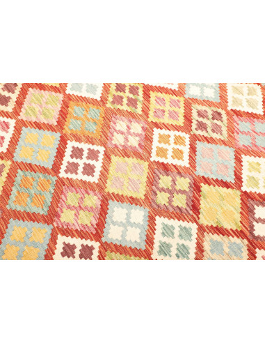 Kilim 183x241 Cm Kilim Afghanistan Hand-carded Wool, Cotton