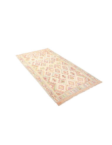 Kilim 106x199 Cm Kilim Afghanistan Hand-carded Wool (warp: