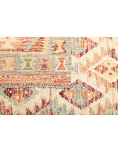 Kilim 106x199 Cm Kilim Afghanistan Hand-carded Wool (warp: