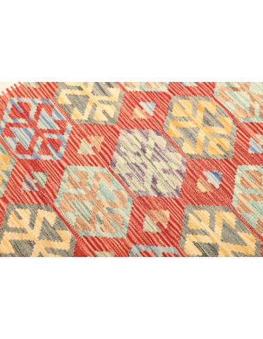 Kilim 133x173 Cm Kilim, Afghanistan, Lana Cardata A Mano
