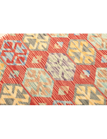 Kilim 133x173 Cm Kilim, Afghanistan, Lana Cardata A Mano