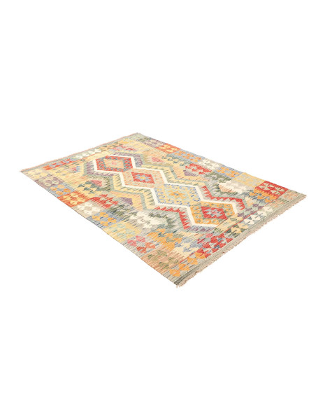 Kilim 129x182 Cm Kilim Afghanistan, Lana Cardata A Mano