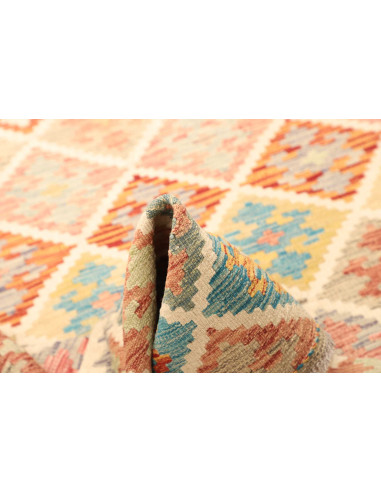 Kilim 132x189 Cm Kilim Afghanistan Lana Cardata A Mano