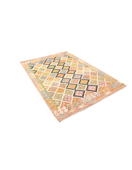 Kilim 132x184 Cm Kilim, Afghanistan, Hand-carded Wool (warp: