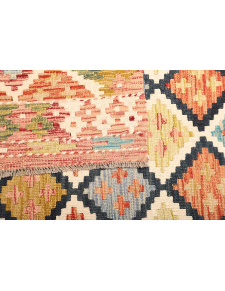 Kilim 132x184 Cm Kilim, Afghanistan, Hand-carded Wool (warp: