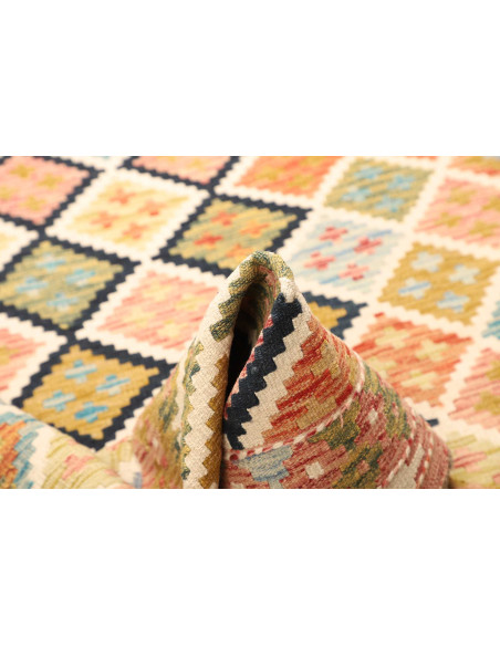 Kilim 132x184 Cm Kilim, Afghanistan, Hand-carded Wool (warp:
