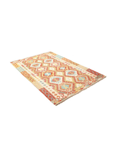 Kilim 126x186 Cm Kilim, Afghanistan, Hand-carded Wool (warp: