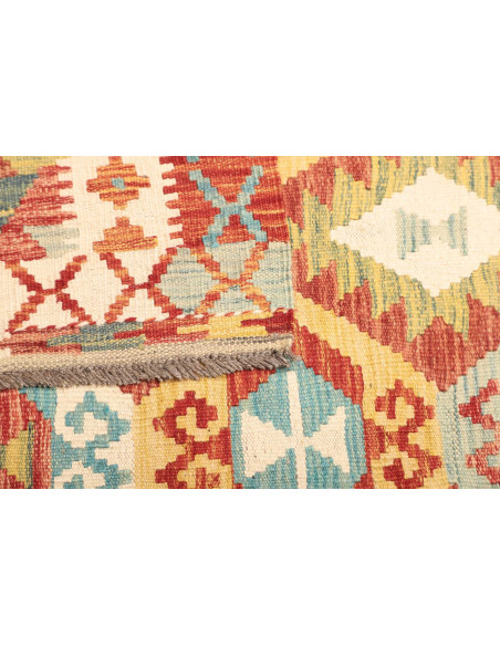 Kilim 126x186 Cm Kilim, Afghanistan, Lana Cardata A Mano