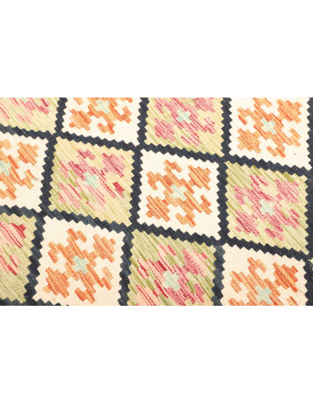 Kilim 128x180 Cm Kilim Afghanistan. Hand-carded Wool (warp: